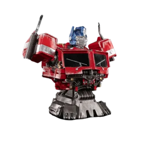 Custom resin bust of Optimus Prime from Transformers, made for collectible licensing
