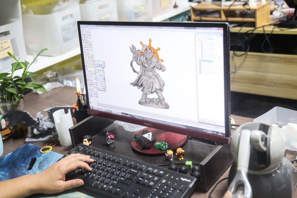 3D model design before customizing toys