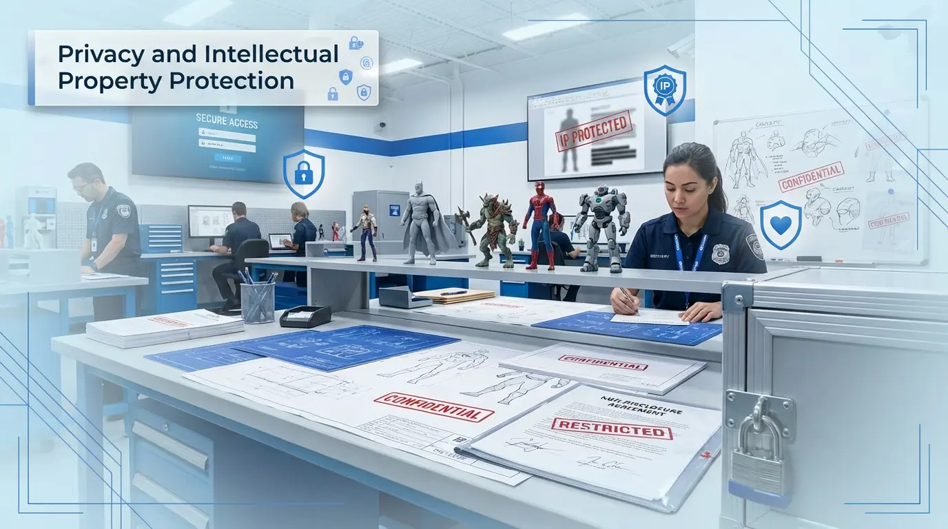 IP Security and Encrypted 3D Data Protection