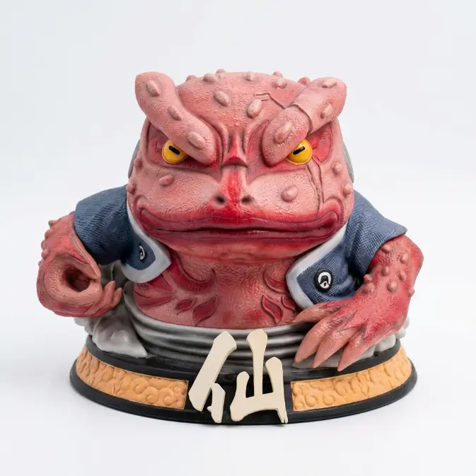 Custom 20cm Naruto Toad Sage resin statue manufactured by MIHOX factory - premium medium figure production sample