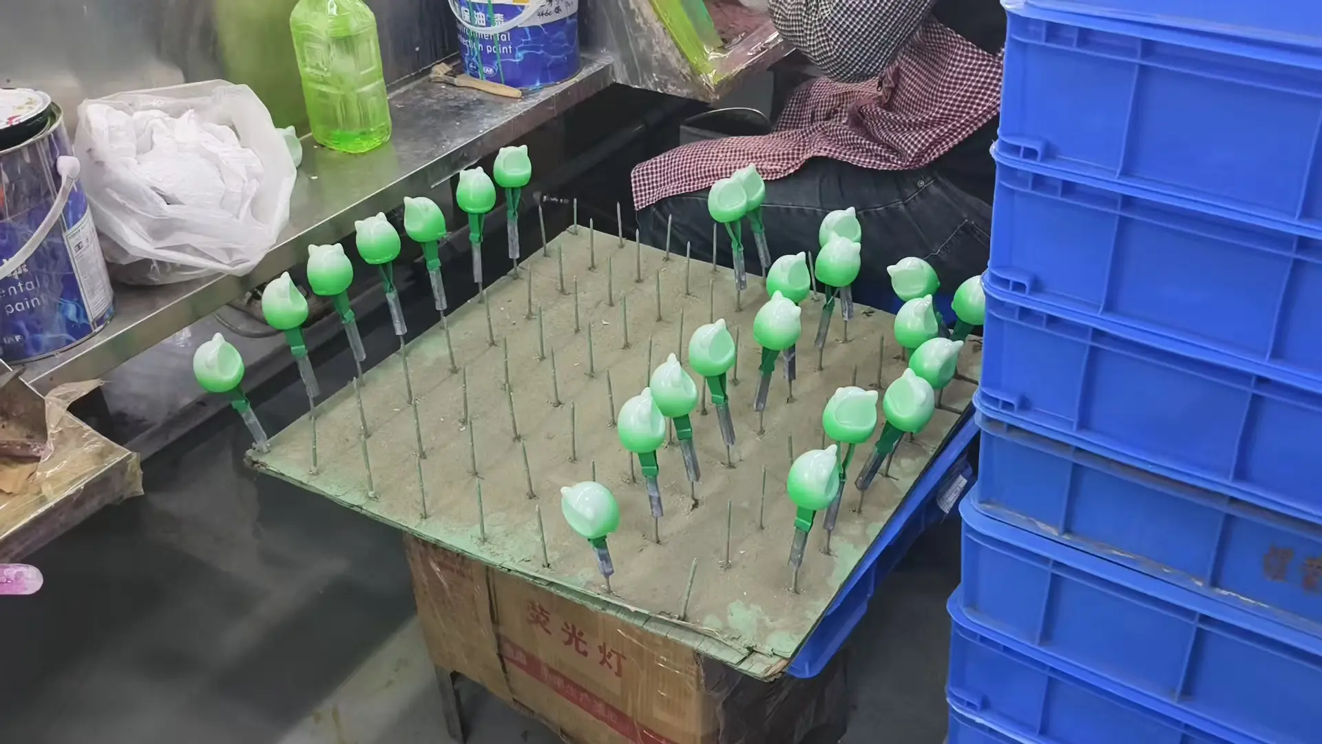 Spray Painted Components