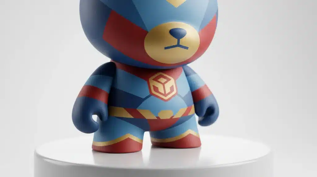High-quality custom vinyl figure from MIHOX factory showcasing perfect paint adhesion and vibrant coloring to prevent paint peeling in mass production.