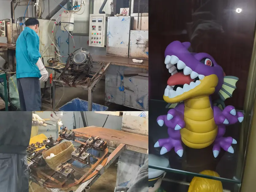 Soft vinyl designer toys and Sofubi manufacturing process by MIHOX