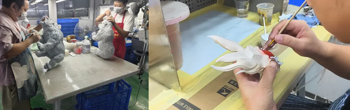 Multi-tier video game character product line and resin statue manufacturing by MIHOX